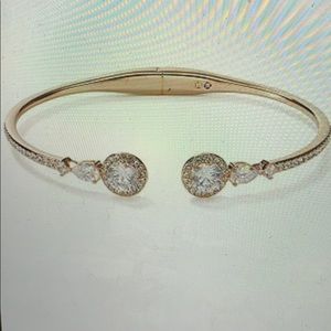 Nadri Cubic Zirconia Hinge Bracelet